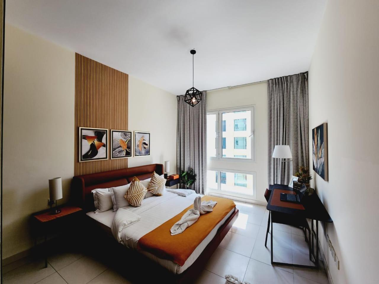 Lovely 1-Bedroom Apartment In The Heart Of Dubai Marina Luaran gambar
